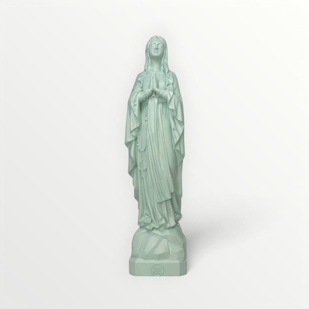 Vierge marie de lourdes 30cm nuage