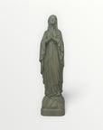 Vierge marie de lourdes 30cm olive