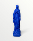 Vierge marie de lourdes bleu Indigo