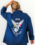 Chinese blue jacket