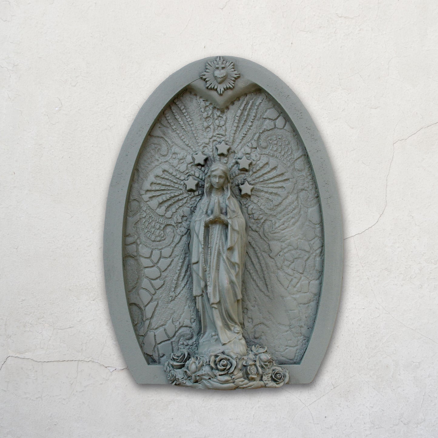 Ex-voto décoration murale "Délicate" olive