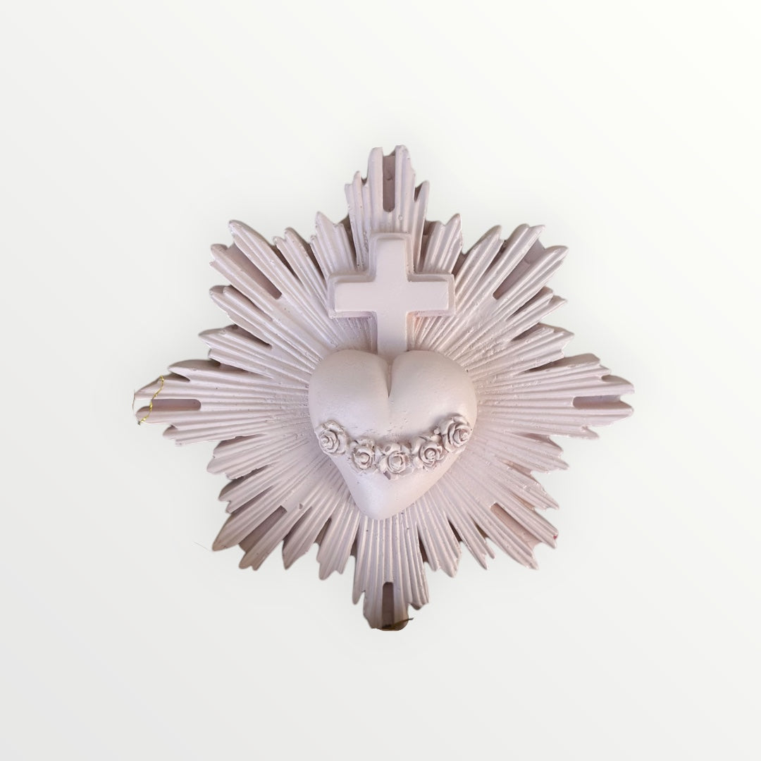 coeur vital rose poudré