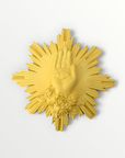 ex-voto main de marie jaune golden