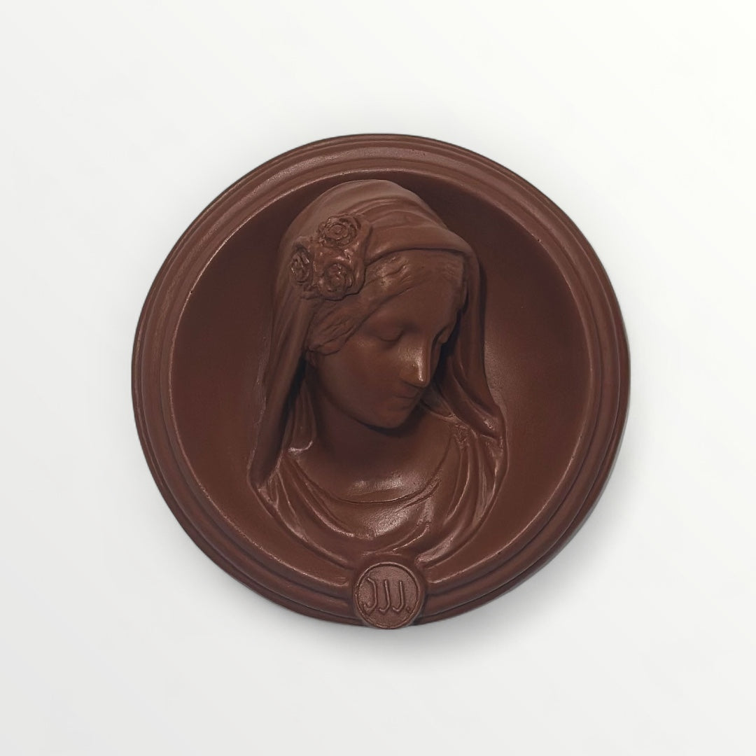 Ex-voto visage de Marie en relief - Selfie