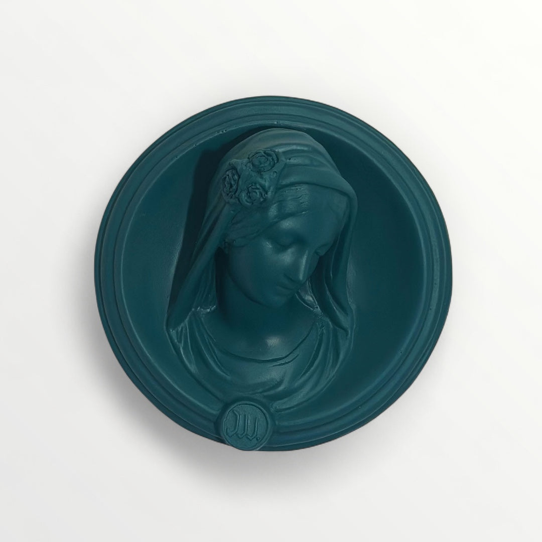 Ex-voto visage de Marie en relief - Selfie