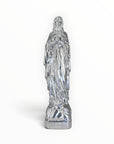 Statuette de la Vierge Marie de Lourdes, couleur Argent, collection Intemporelle – J'ai vu la Vierge