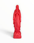 Statuette de la Vierge Marie de Lourdes, couleur Rouge Carmin, collection Intemporelle – J'ai vu la Vierge