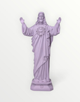 statuette Jesus love you couleur violet hibiscus