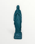 statuette de Lourdes couleur bleu gloria