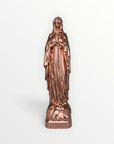 statuette de Lourdes couleur cuivre
