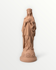statuette marie aux fleurs beige nut's