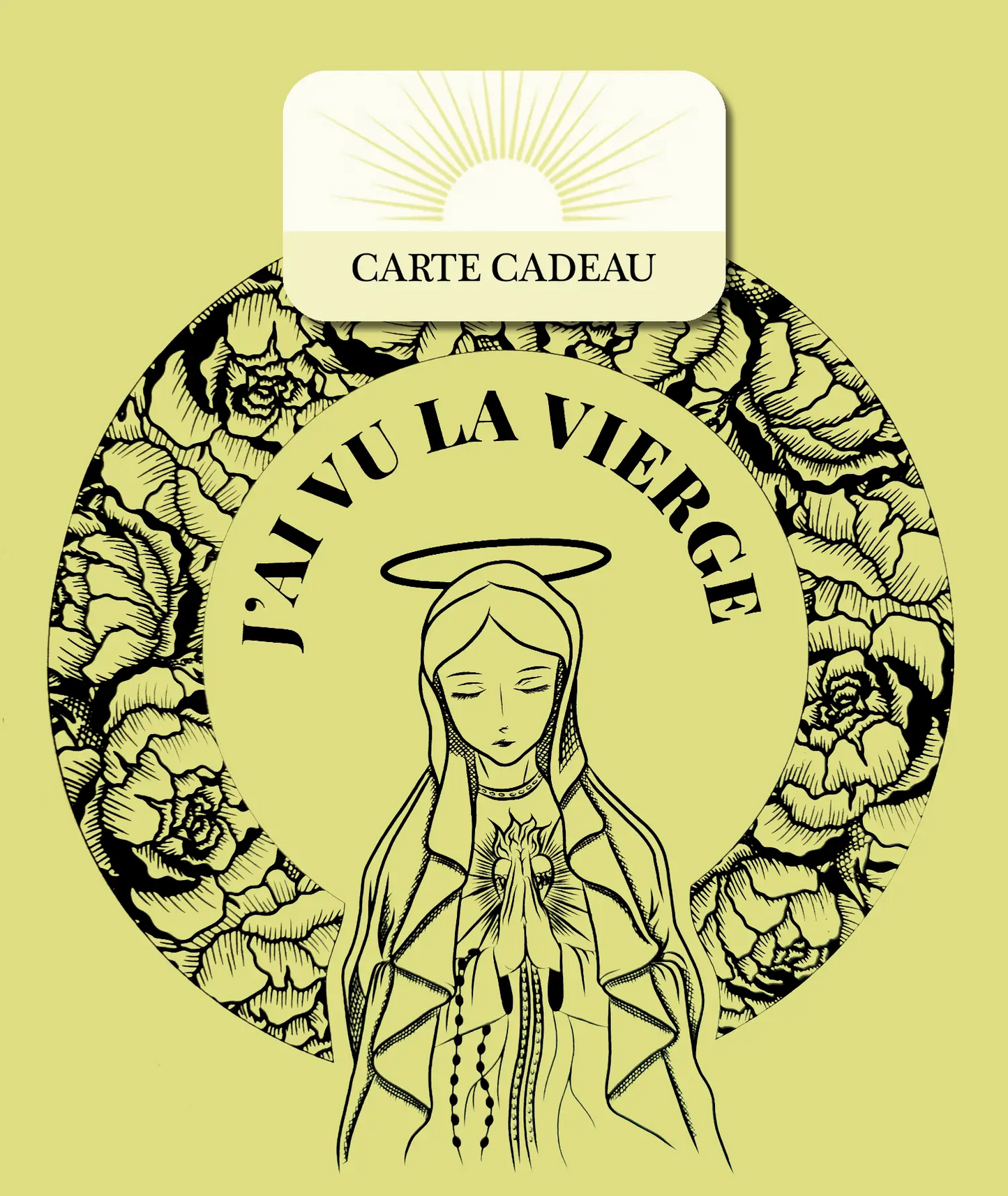 Carte Cadeau - J'ai vu la Vierge