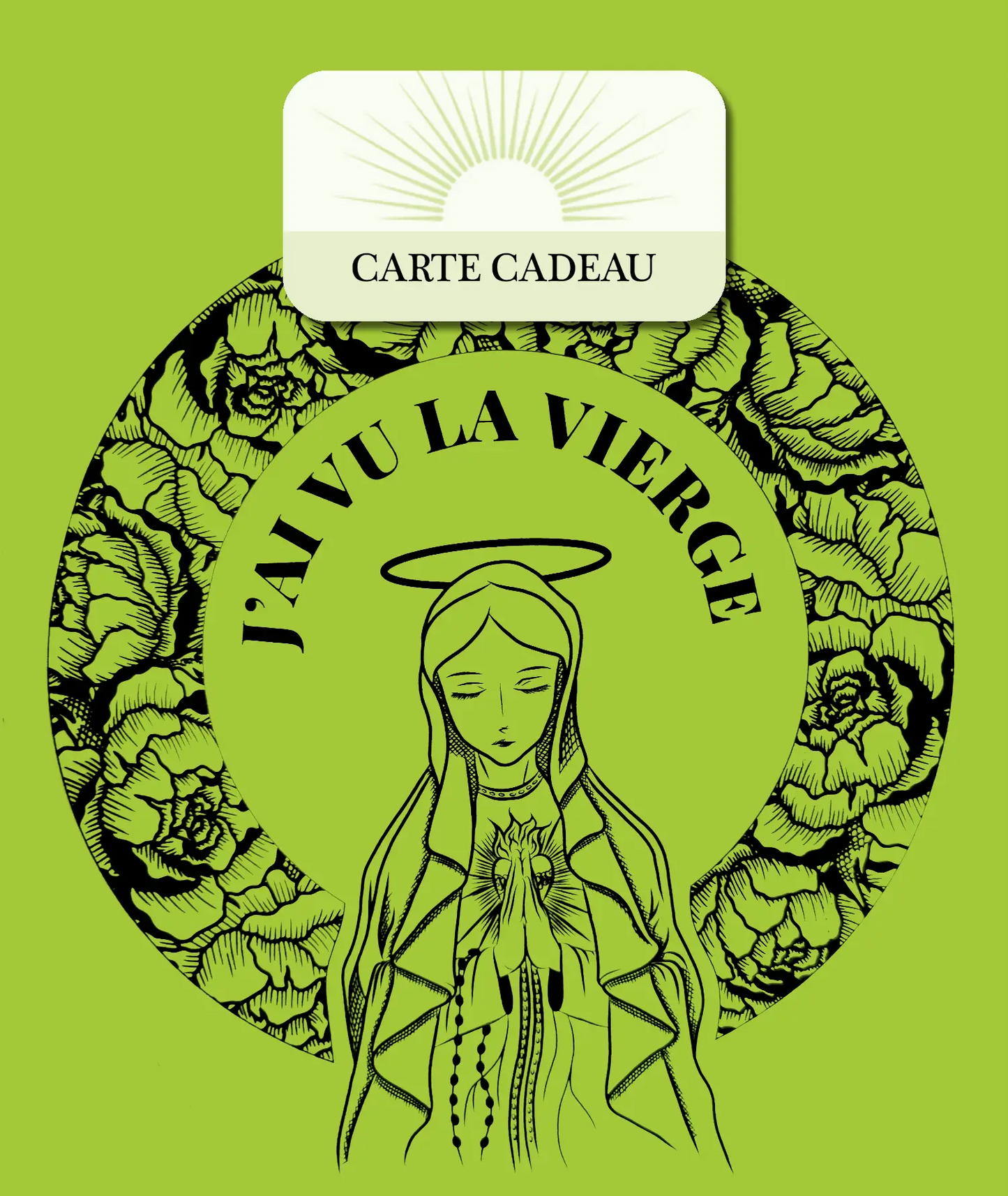 Carte Cadeau - J'ai vu la Vierge