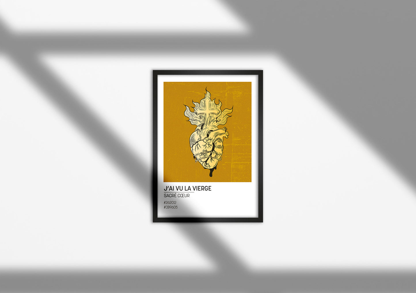 Affiche Sacré coeur - Format carte postale (10,5x14,8cm)