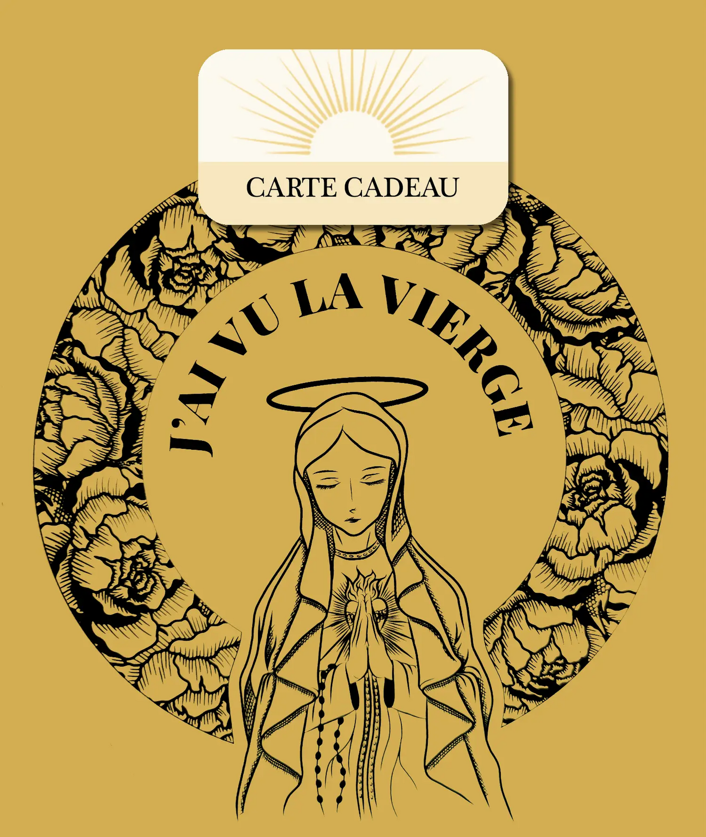 Carte Cadeau - J'ai vu la Vierge