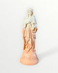 Statuette of the Virgin Mary with flowers 22cm - Tie and Dye