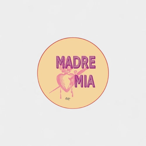 Brooch &amp;amp; round button badge for special mom clothing