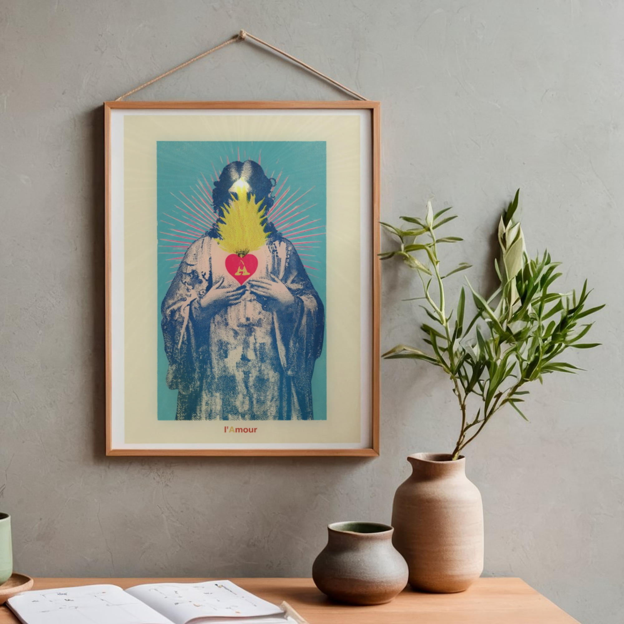 Affiche Sarah – Vierge Marie Pop &amp; Sacré | 4 modèles