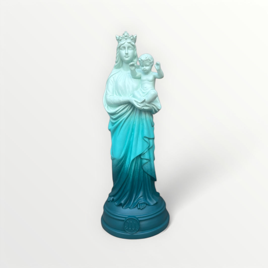 Statuettes de La Vierge à l’enfant – Notre-Dame-de-la-Garde - Les dégradés de couleurs