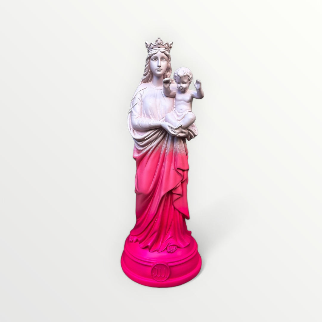 Statuettes de La Vierge à l’enfant – Notre-Dame-de-la-Garde - Les dégradés de couleurs