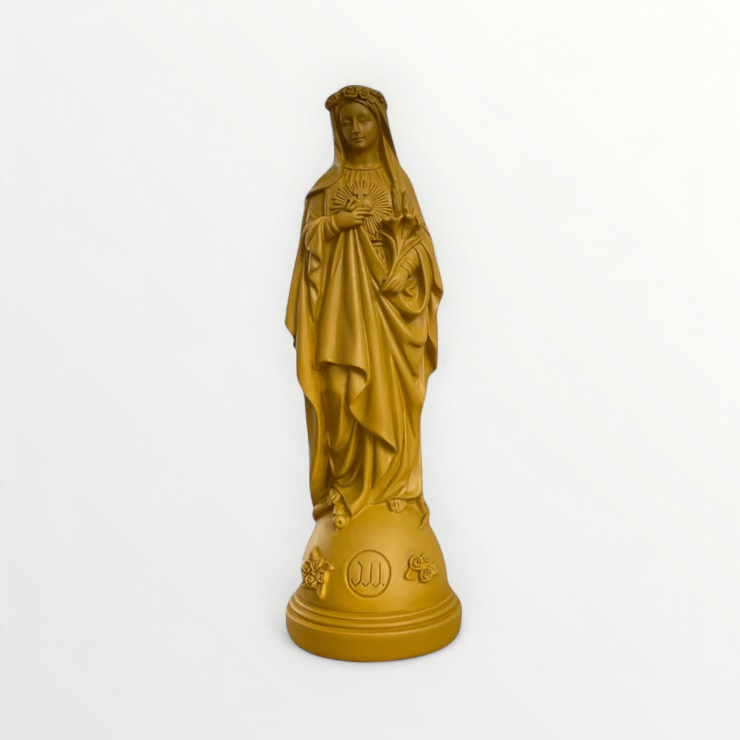 Statuette de la Vierge Marie aux Fleurs