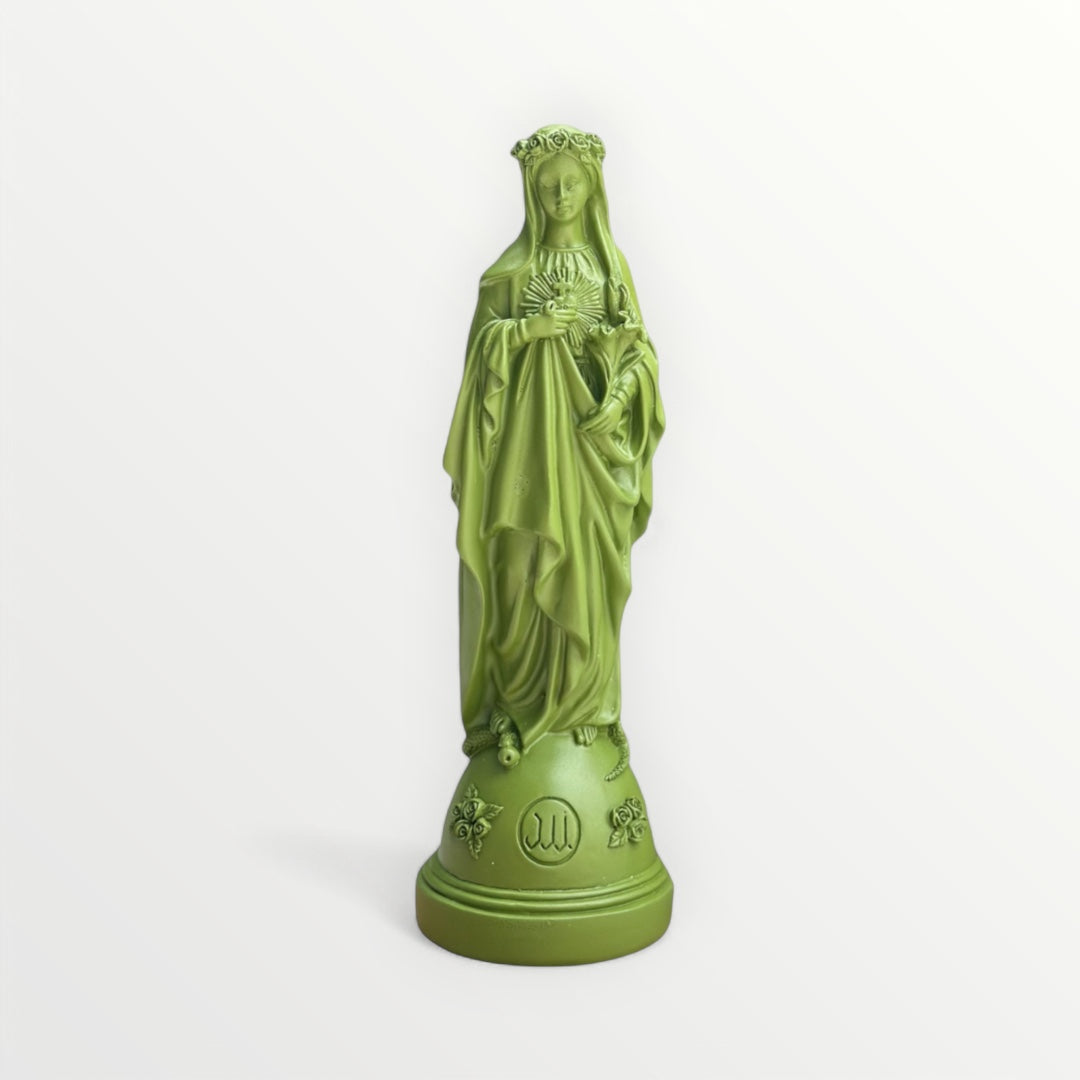 Statuette de la Vierge Marie aux Fleurs