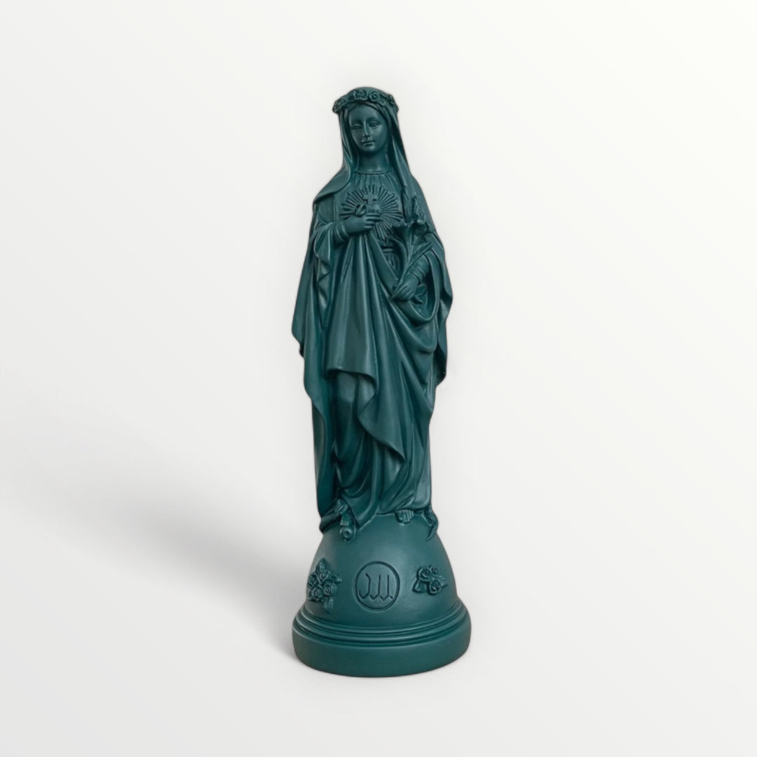 Statuette de la Vierge Marie aux Fleurs