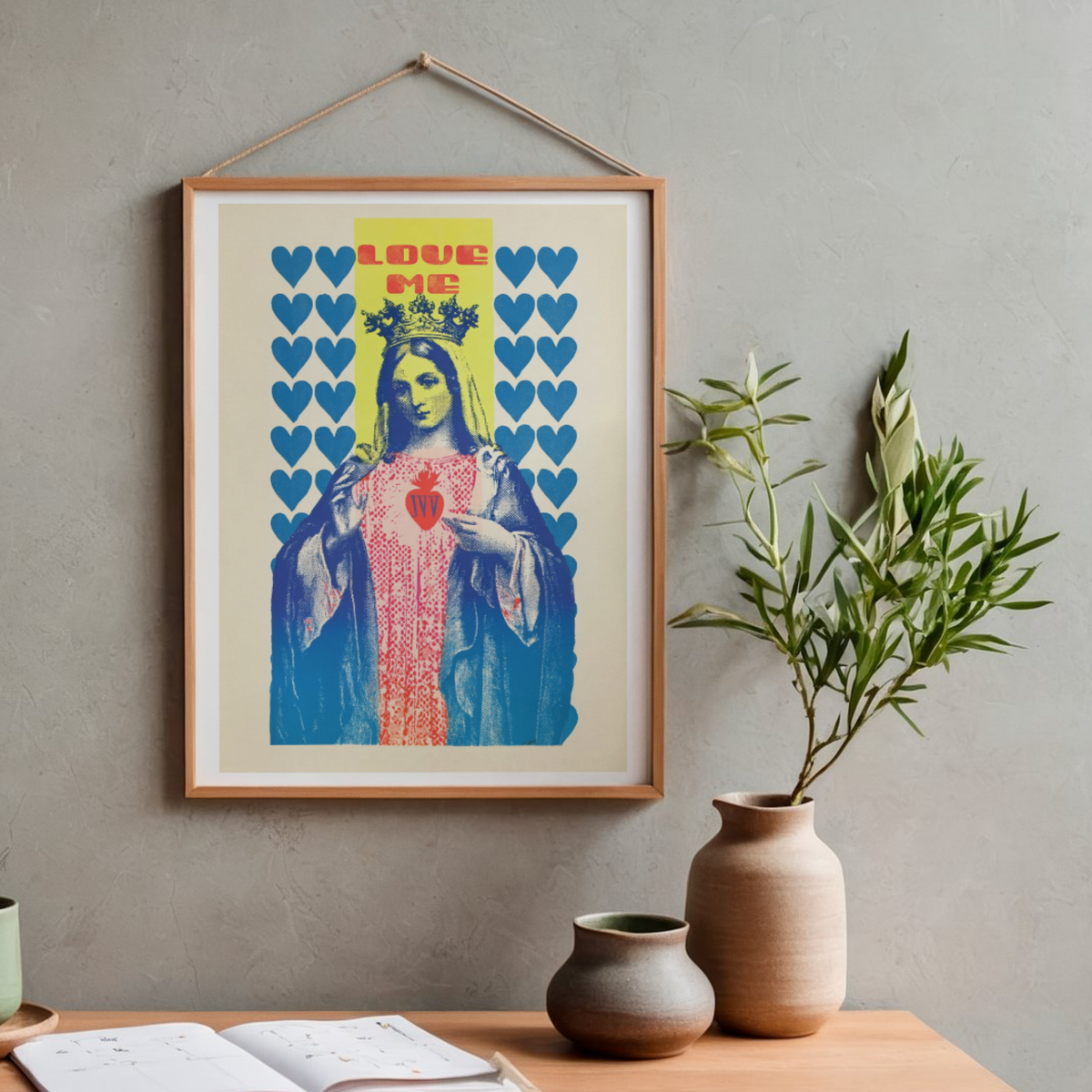 Affiche Sarah – Vierge Marie Pop &amp; Sacré | 4 modèles