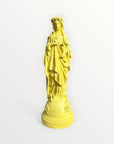 Statuettes of Mary with Flowers - timeless colors