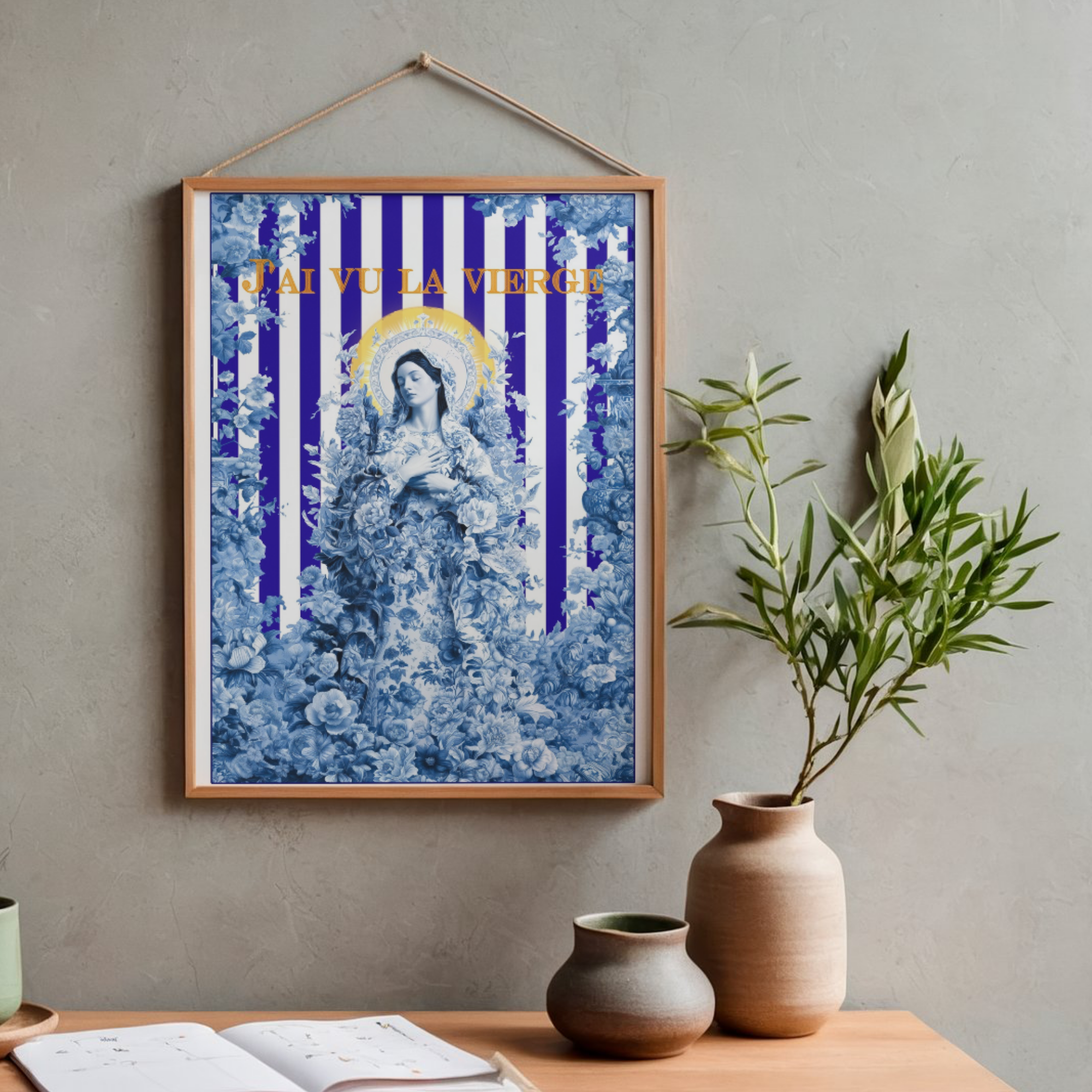 Affiche Sarah – Vierge Marie Pop &amp; Sacré | 4 modèles