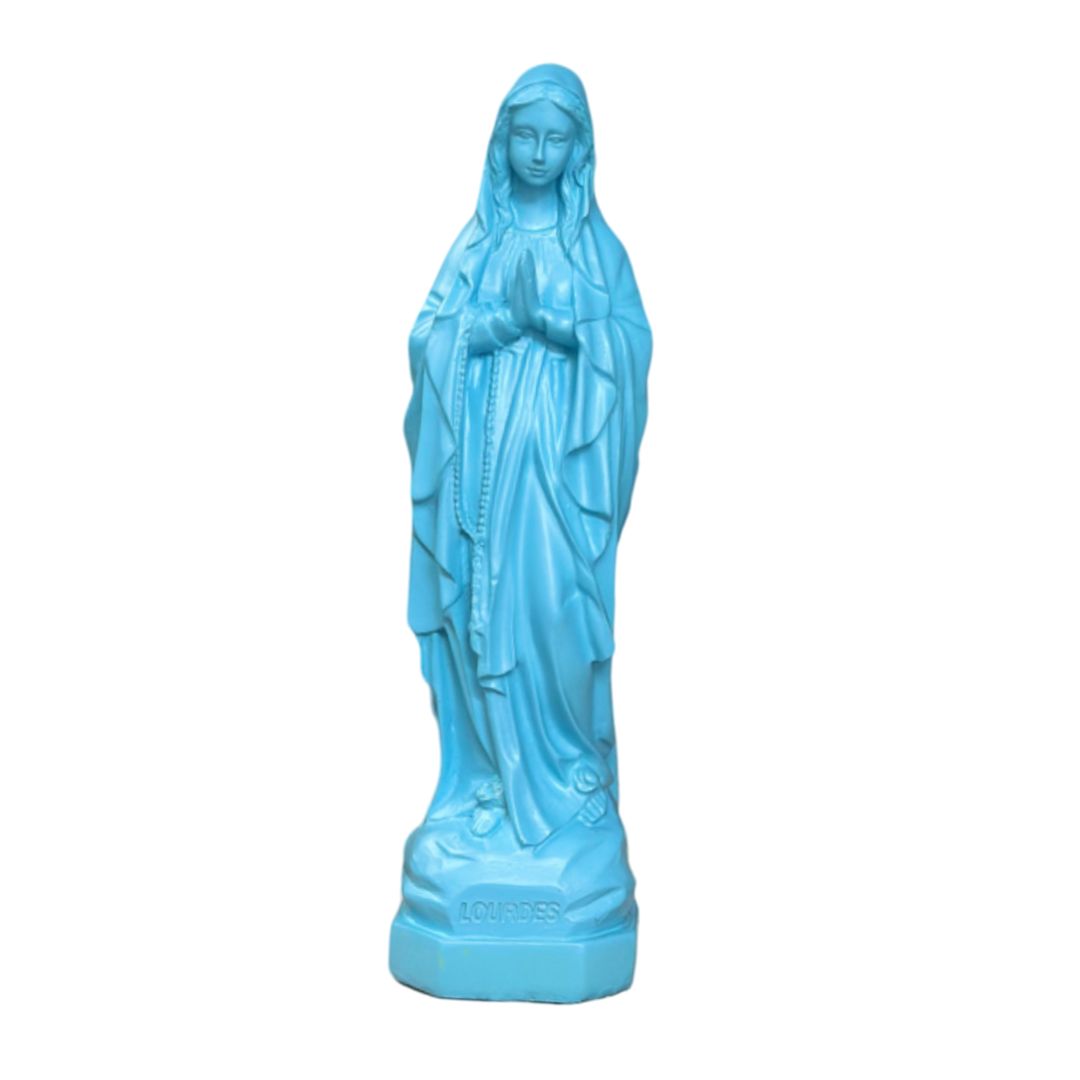 Interior decoration statuette Virgin Mary Lourdes 18 cm - timeless colors