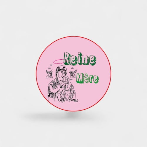Brooch &amp;amp; round button badge for special mom clothing