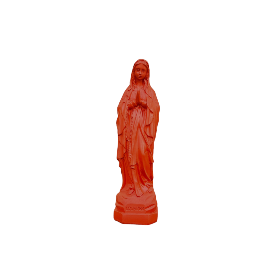 Interior decoration statuette Virgin Mary Lourdes 18 cm - timeless colors