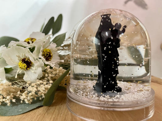 Notre-Dame de la Garde snow globe - Black