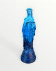 Statuette of the Virgin Mary with flowers 22cm - Tie and Dye