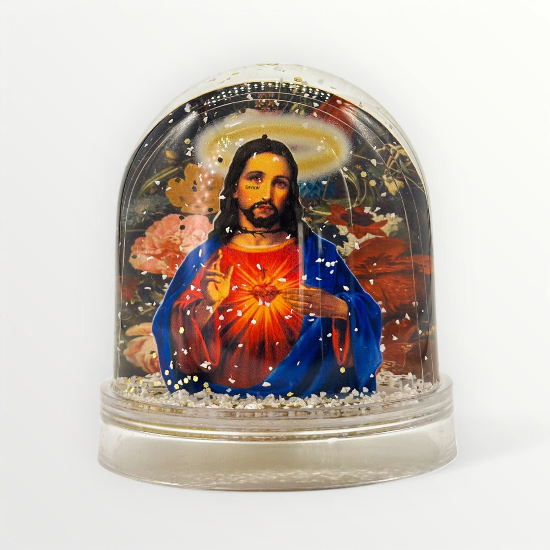 BOULE À NEIGE JÉSUS LOVE YOU IMPRIMÉE