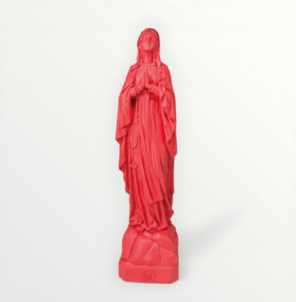 Statuette Marie de Lourdes — Corail 23 cm