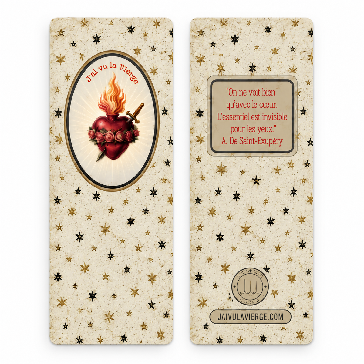 Marque-page – Papeterie J'ai vu la Vierge | 4 motifs