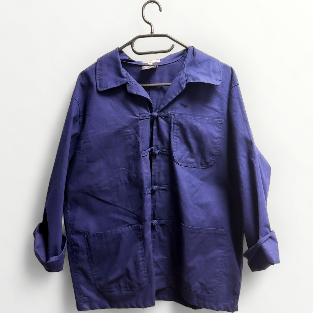 Chinese blue jacket I saw the Virgin with winged heart