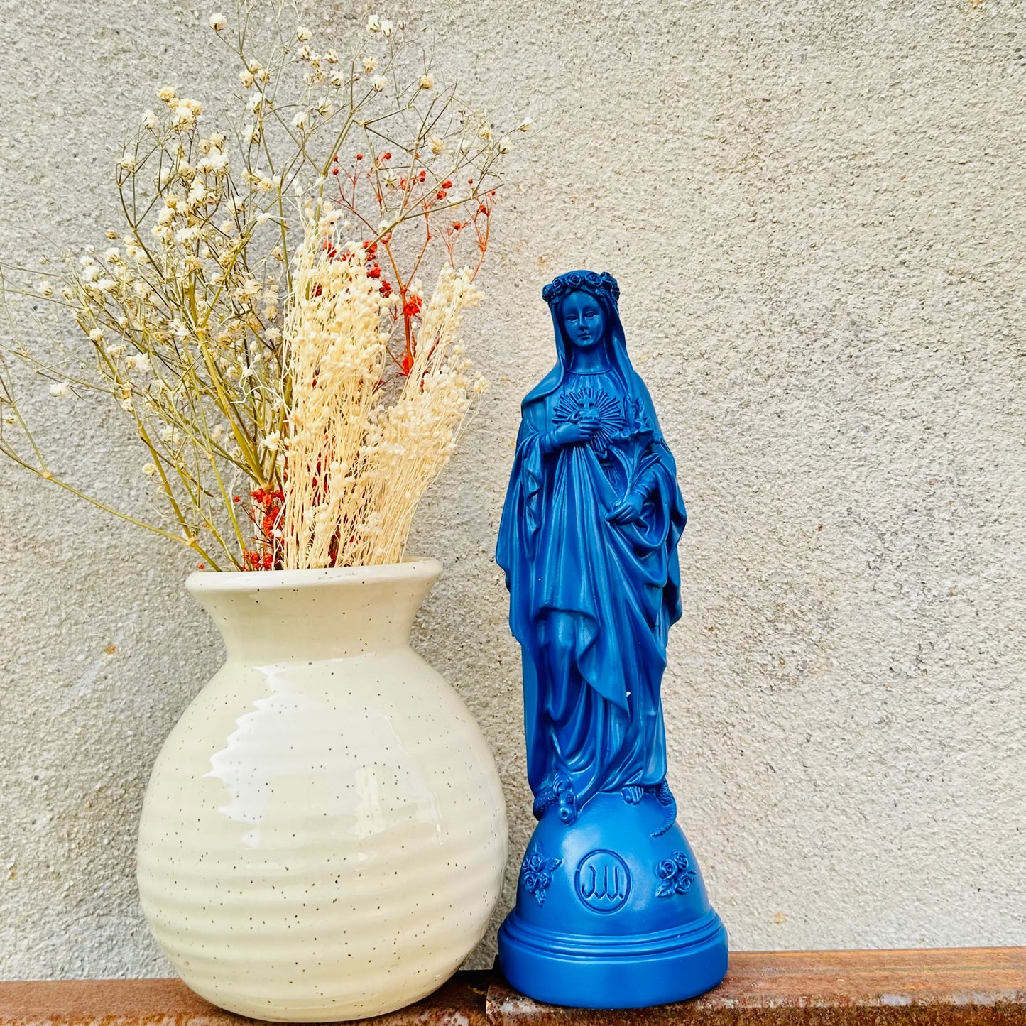 Statuette Marie aux fleurs couleurs Automne | Hiver 2023-2024 Tornade