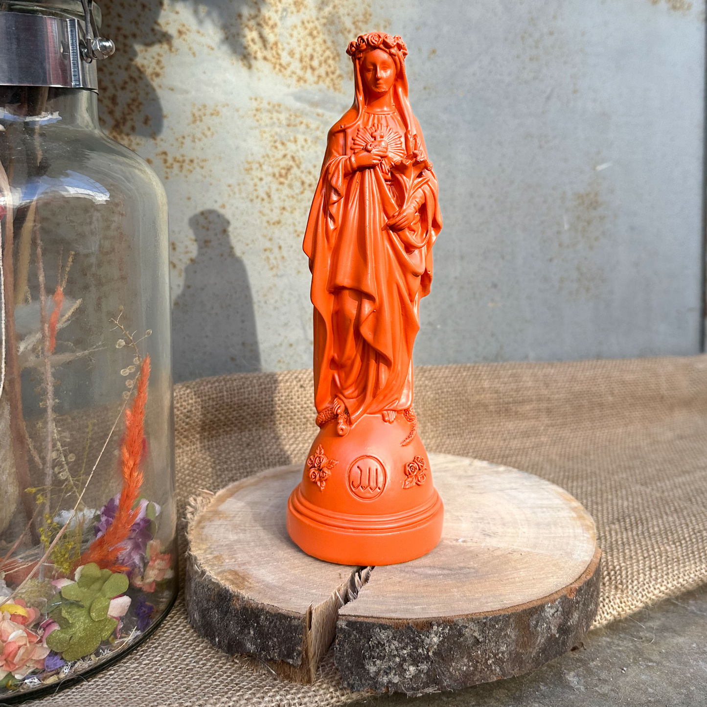 Statuettes Marie aux Fleurs - couleurs Printemps | Été