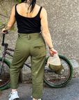 Blue China Pants I Saw the Virgin - Khaki Green color