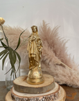 Statuettes Marie aux Fleurs - couleurs intemporelles Or