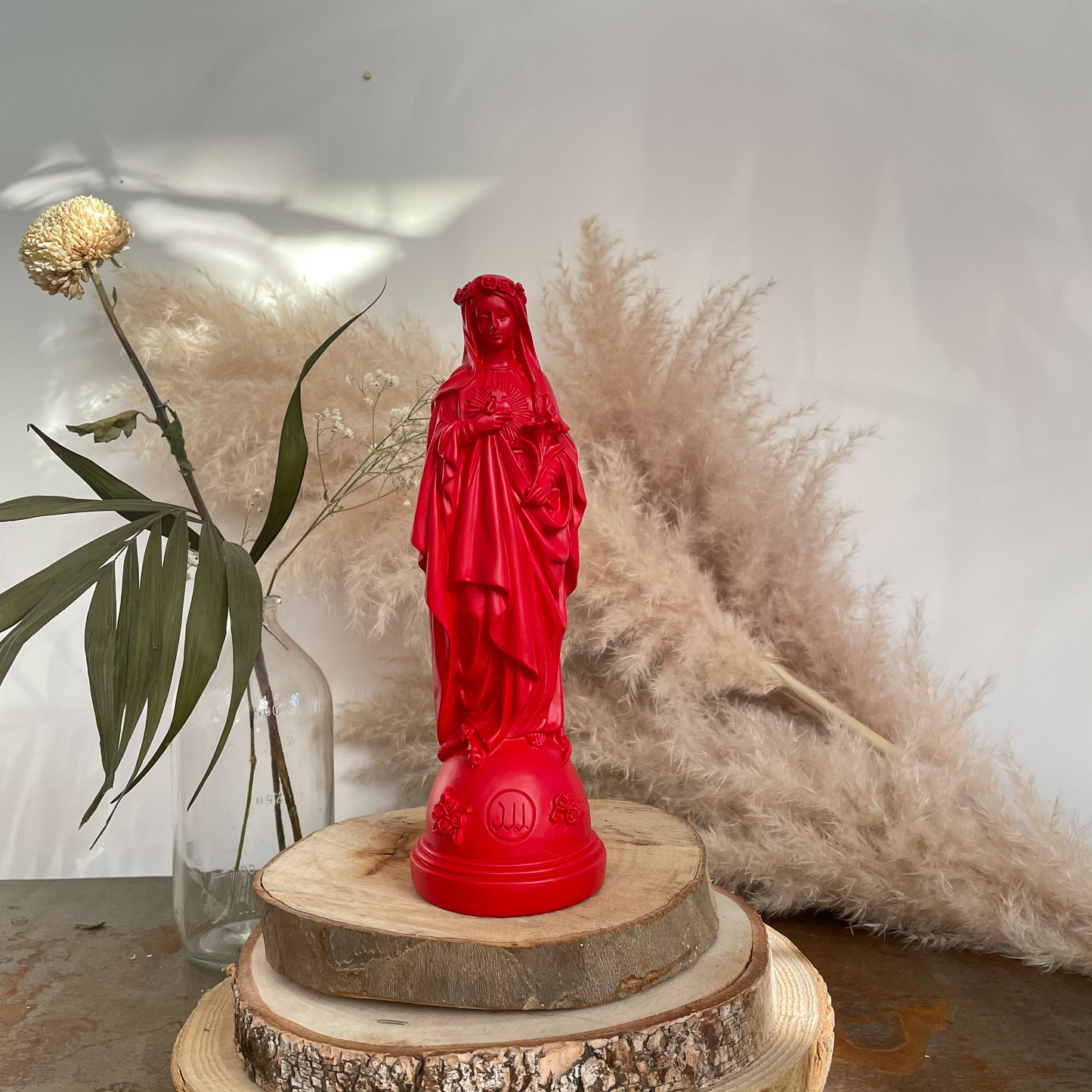 Statuettes Marie aux Fleurs - couleurs intemporelles tagada