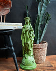 Statue Mary with flowers 60 cm I saw the Virgin - Timeless colors