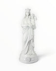 Statuette Bonne-Mère 30 cm couleur Blanc – Notre-Dame de la Garde peinte à la main à Marseille