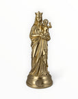 Statuette Bonne-Mère 30 cm couleur Or – Notre-Dame de la Garde peinte à la main à Marseille