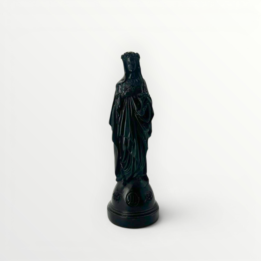 Statuettes of Mary with Flowers - timeless colors