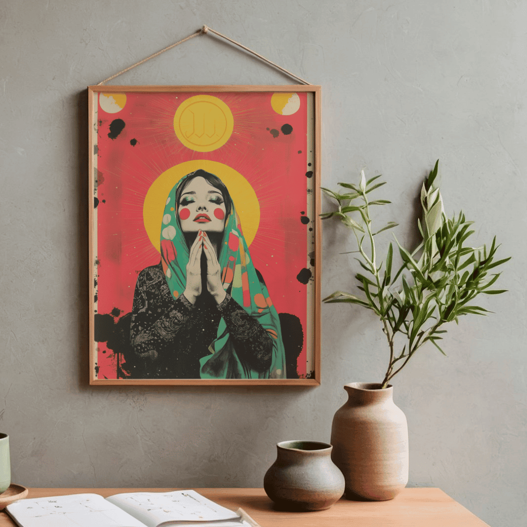 Numéro 20
Une atmosphère plus profonde et introspective, aux tonalités rouges et célestes. Une invitation au calme et à la contemplation.