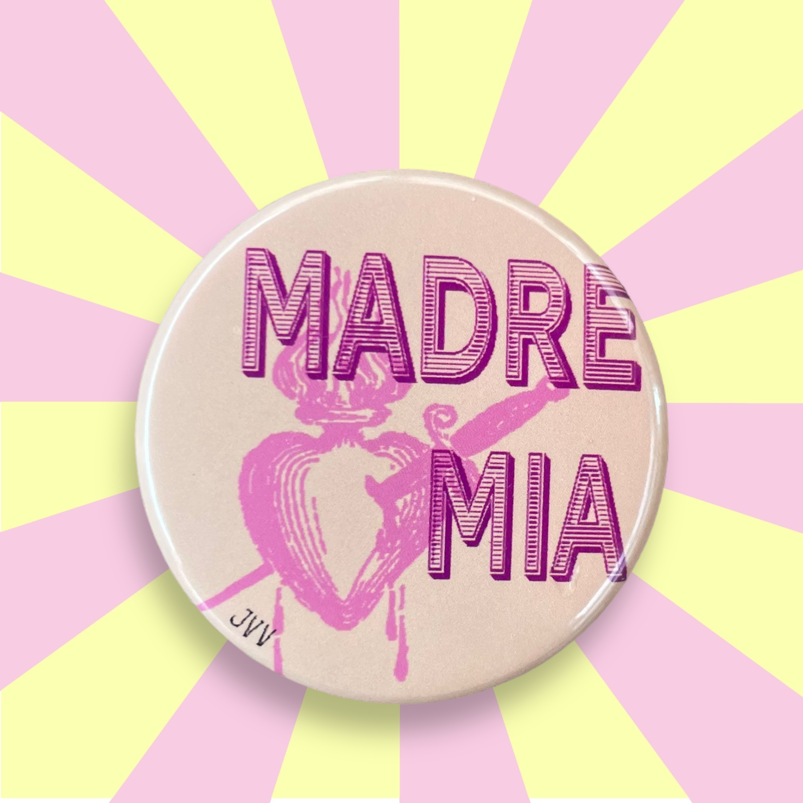 Brooch &amp;amp; round button badge for special mom clothing